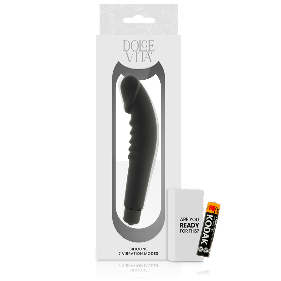 DOLCE VITA - REALISTIC PLEASURE BLACK SILICONE - 53Xshop