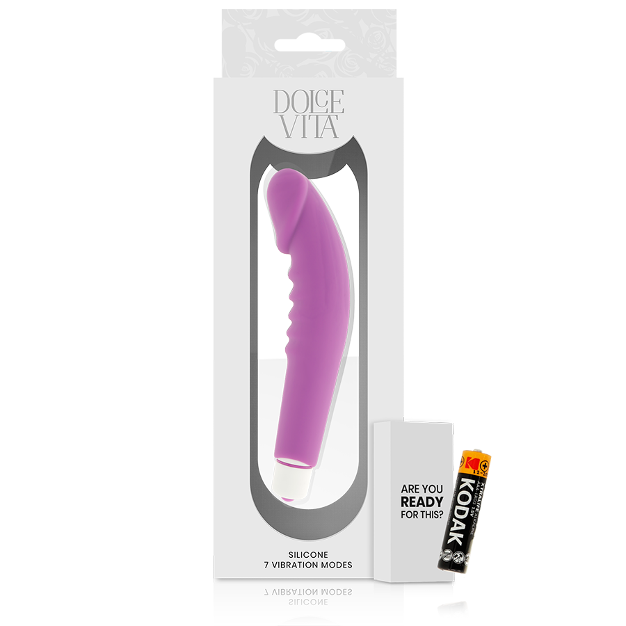 DOLCE VITA - REALISTIC PLEASURE PURPLE SILICONE - 53Xshop