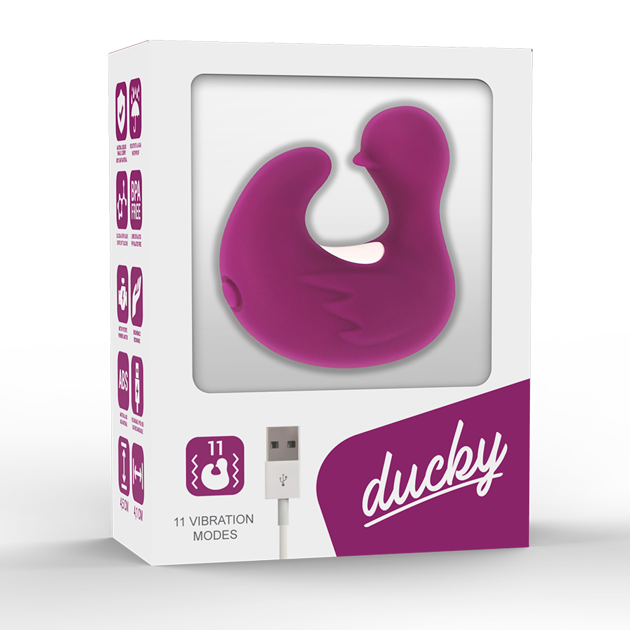 COVERME - DUCKYMANIA RECHARGEABLE SILICONE STIMULATING DUCK THIMBLE - 53Xshop