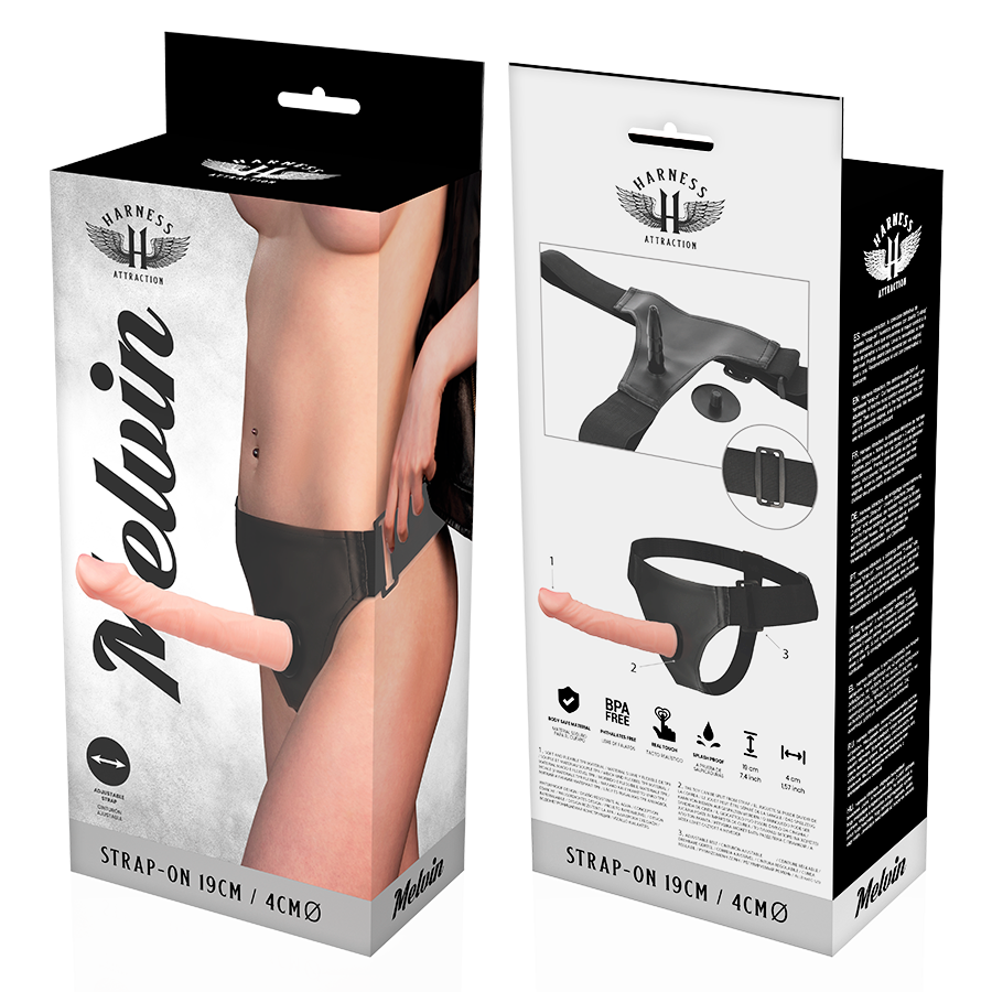 HARNESS ATTRACTION - RNES MELVIN FLESH 19 CM -O- 4 CM - 53Xshop