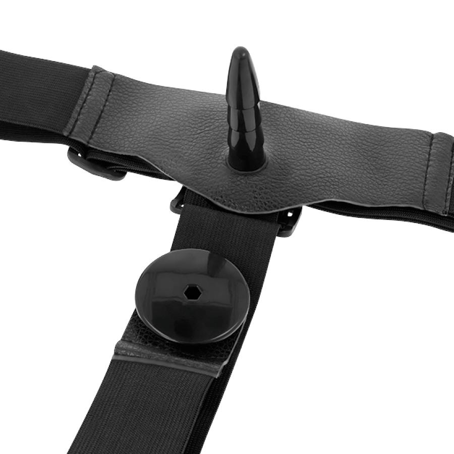 HARNESS ATTRACTION - RODNEY DOUBLE PENETRACI N VIBRATOR 18 CM -O- 3.5 CM - 53Xshop