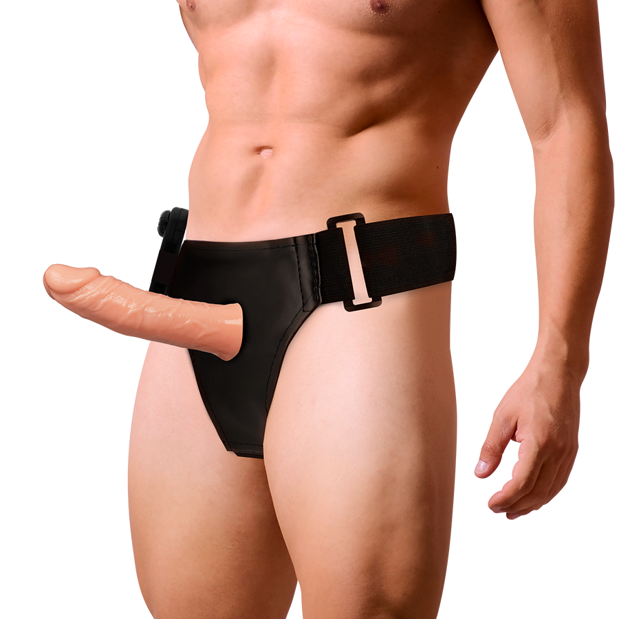 HARNESS ATTRACTION - RNES HOLLOW BENNY WITH VIBRATOR 15 CM -O- 4.5 CM - 53Xshop