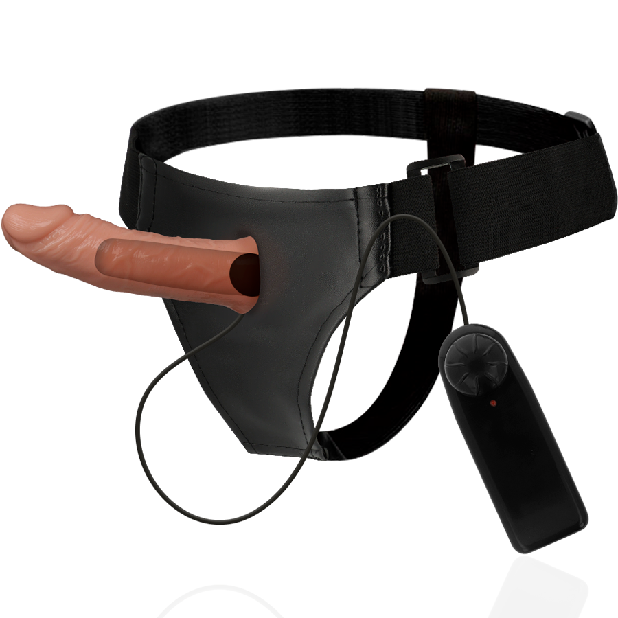 HARNESS ATTRACTION - RNES HOLLOW BENNY WITH VIBRATOR 15 CM -O- 4.5 CM - 53Xshop