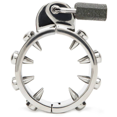 METAL HARD - ANTI-ERECTION CHASTITY RING - 53Xshop