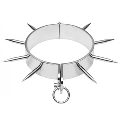 METAL HARD - BDSM SLAVE COLLAR WITH POINTS - 53Xshop