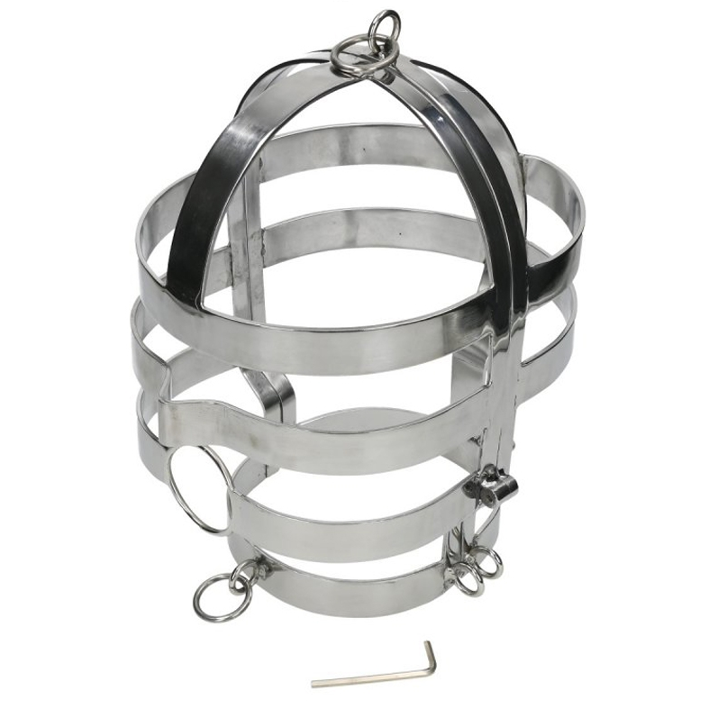 METAL HARD - MASK WITH STEEL NECKLACE - 53Xshop