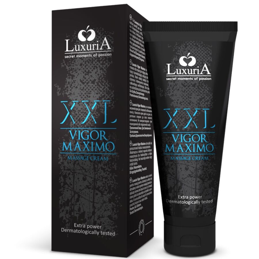 INTIMATELINE LUXURIA - XXL VIGOR MAXIMO MASSAGE CREAM 75 ML - 53Xshop