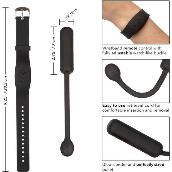 CALEXOTICS - WRISTBAND REMOTE PETITE BULLET - 53Xshop