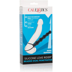 CALEXOTICS - BEADED DUAL PENETRATOR BLACK - 53Xshop