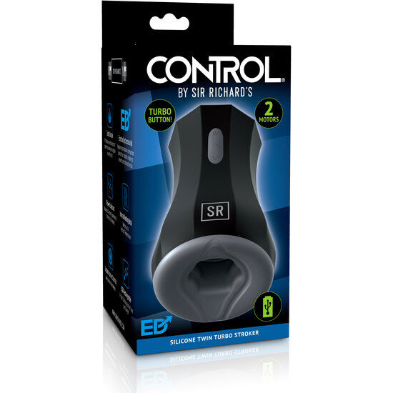 SIR RICHARDS - SILICONE TWIN TURBO STROKER - 53Xshop