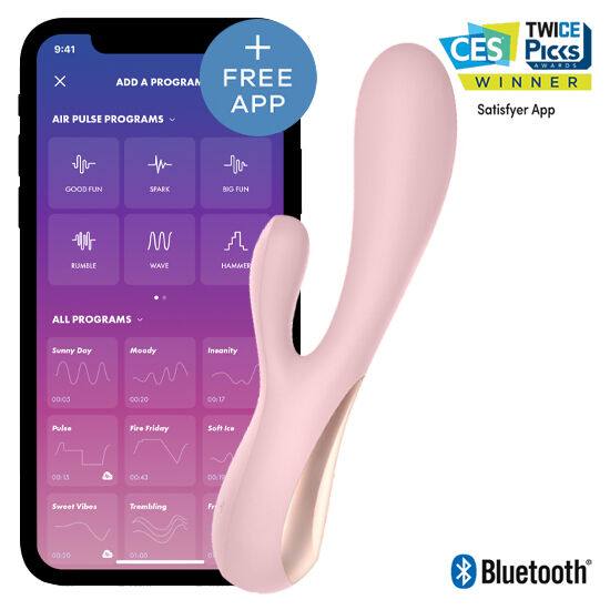 SATISFYER - MONO FLEX RED WITH APP - 53Xshop