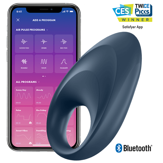 SATISFYER - MIGHTY ONE RING VIBRATOR APP - 53Xshop