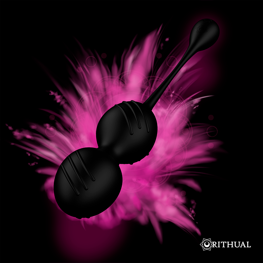 RITHUAL - NISHA RECHARGEABLE VIBRATING KEGEL BALLS ORCHID - 53Xshop