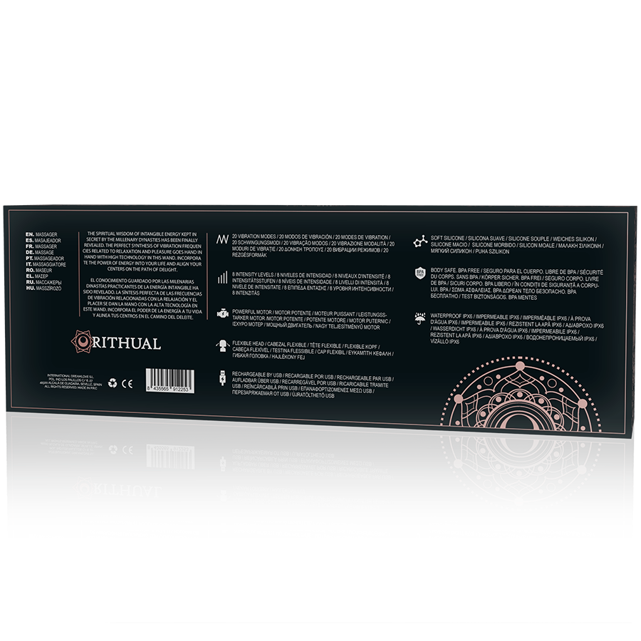 RITHUAL - POWERFUL RECHARGEABLE AKASHA WAND 2.0 ORCHID - 53Xshop