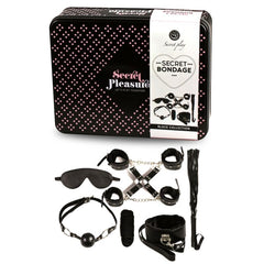 SECRETPLAY - BDSM SET 8 PCS BLACK - 53Xshop