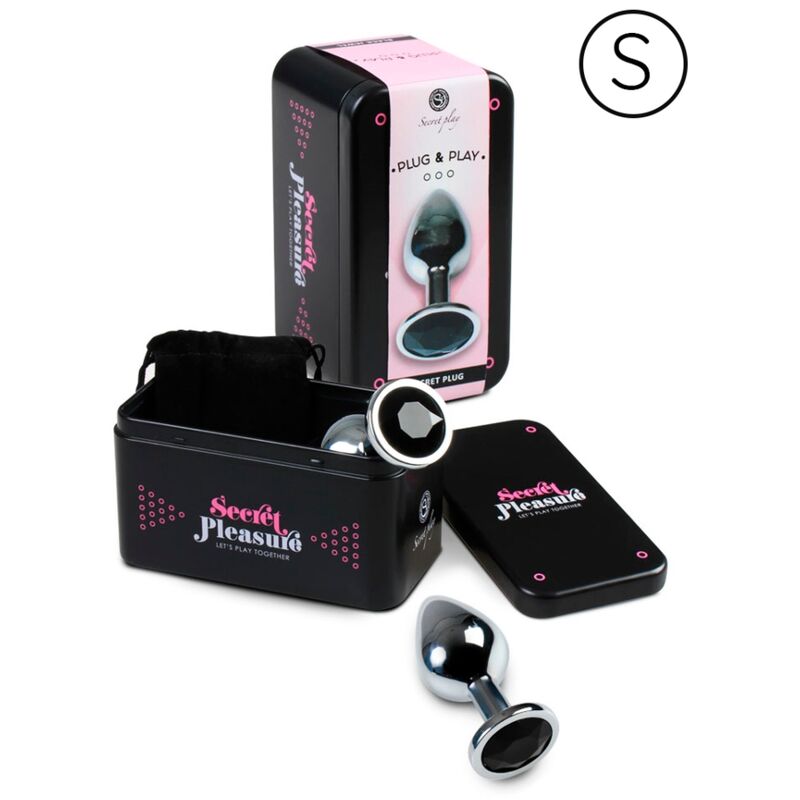 SECRETPLAY - ANAL PLUG BLACK S - 53Xshop