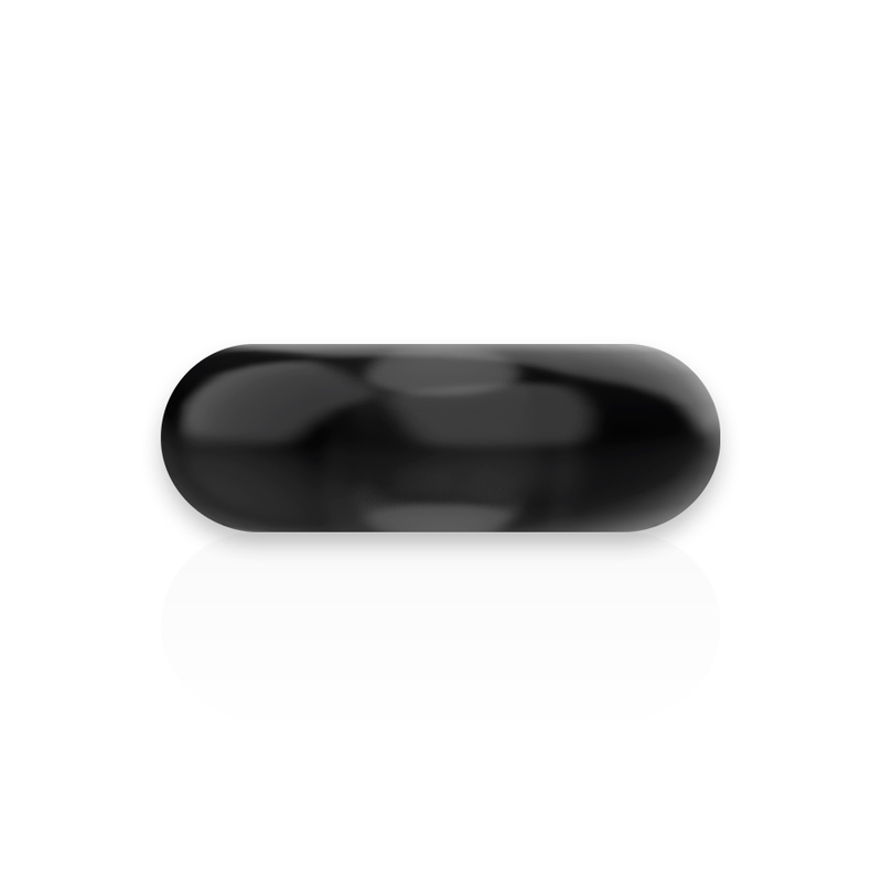 POWERING - SUPER FLEXIBLE AND RESISTANT PENIS RING 3.5CM BLACK - 53Xshop