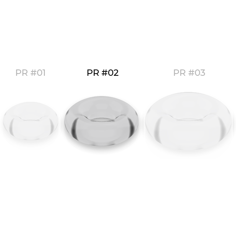 POWERING - SUPER FLEXIBLE AND RESISTANT PENIS RING 4.5CM CLEAR - 53Xshop