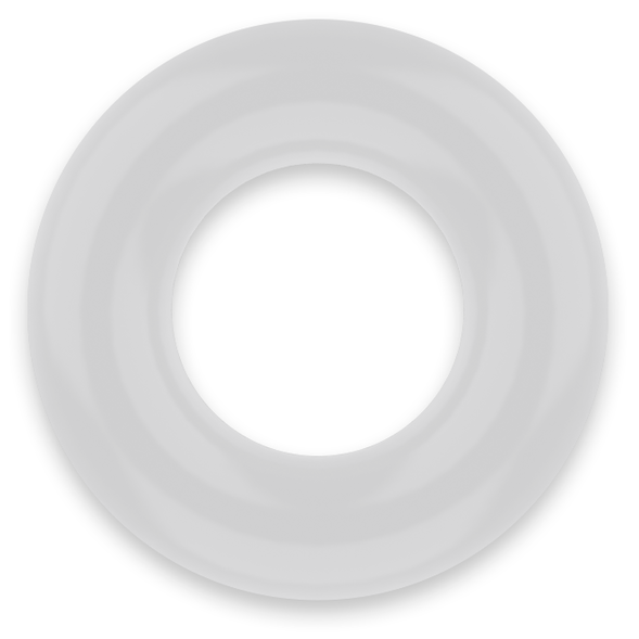 POWERING - SUPER FLEXIBLE AND RESISTANT PENIS RING 3.8CM PR04 CLEAR - 53Xshop