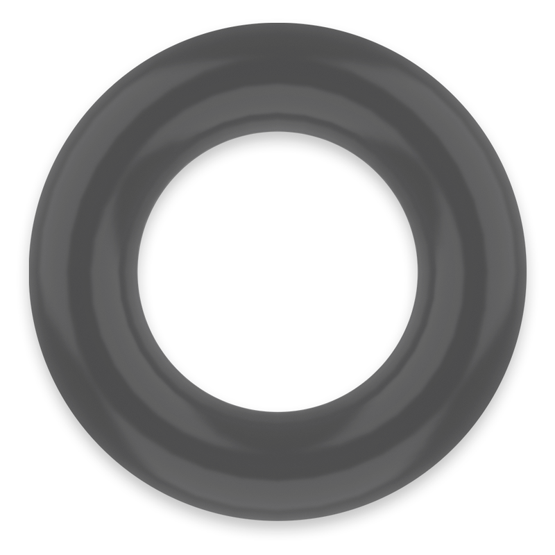 POWERING - SUPER FLEXIBLE AND RESISTANT PENIS RING 5.5CM PR06 BLACK - 53Xshop