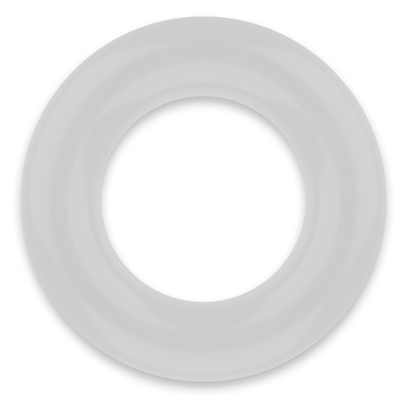 POWERING - SUPER FLEXIBLE AND RESISTANT PENIS RING 5.5CM PR06 CLEAR - 53Xshop