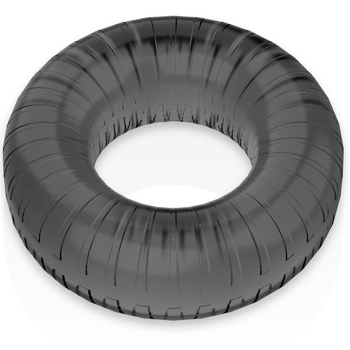 POWERING - SUPER FLEXIBLE AND RESISTANT PENIS RING 4.5CM PR07 BLACK - 53Xshop