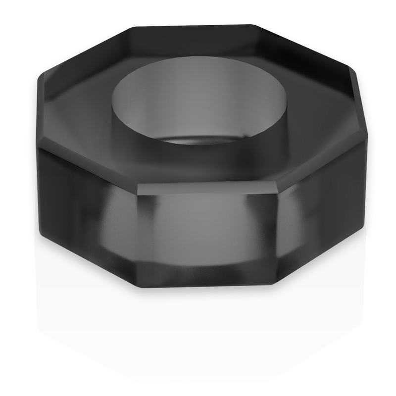 POWERING - SUPER FLEXIBLE AND RESISTANT PENIS RING 5CM PR10 BLACK - 53Xshop