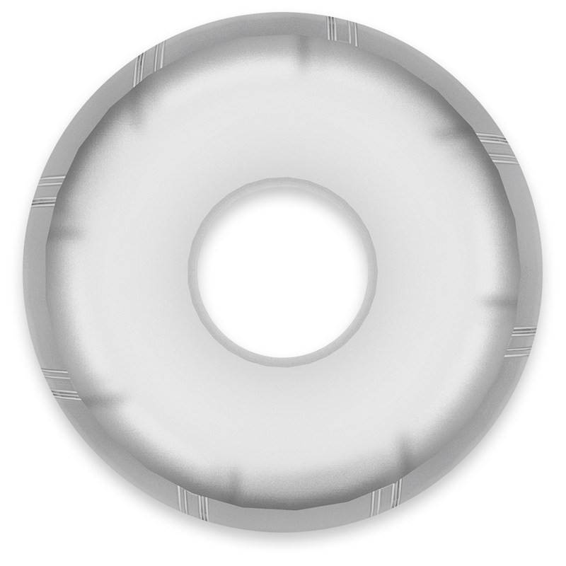 POWERING - SUPER FLEXIBLE AND RESISTANT PENIS RING 5 CM PR11 CLEAR - 53Xshop