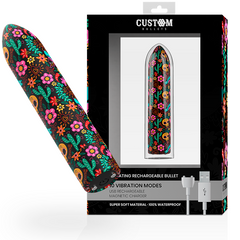 CUSTOM BULLETS - RECHARGEABLE SKULL MAGNETIC BULLET 10 INTENSITIES - 53Xshop