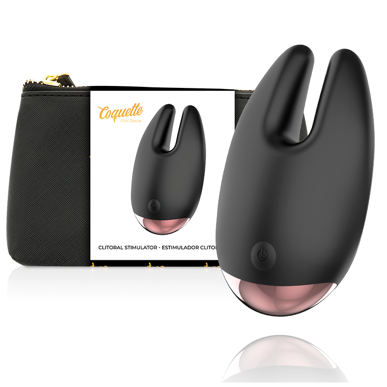 COQUETTE CHIC DESIRE - CLITORIAL STIMULATOR BLACK / GOLD - 53Xshop