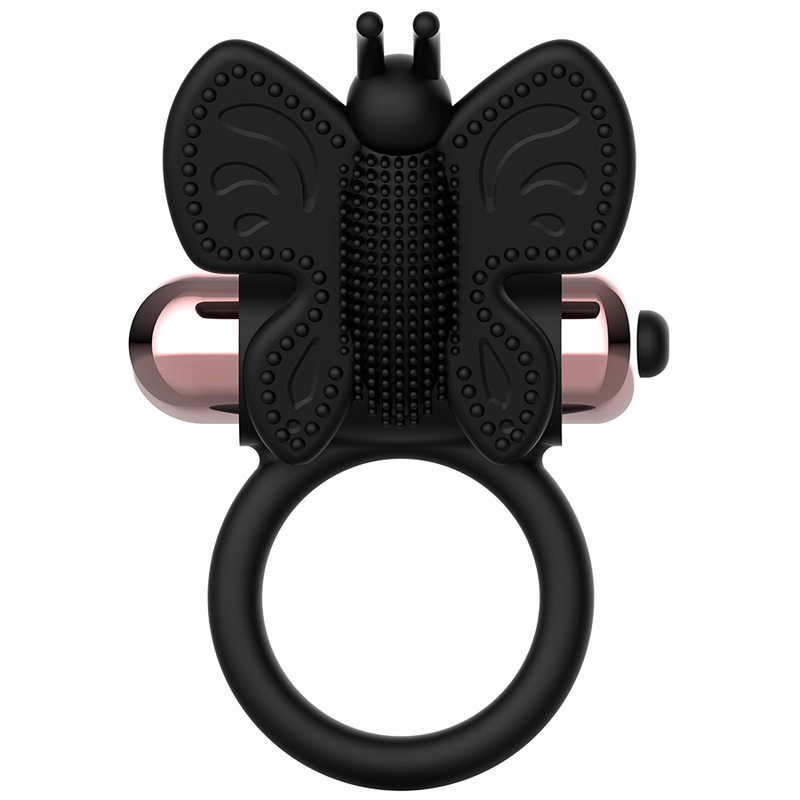 COQUETTE CHIC DESIRE - COCK RING BUTTERFLY WITH VIBRATOR BLACK/ GOLD - 53Xshop