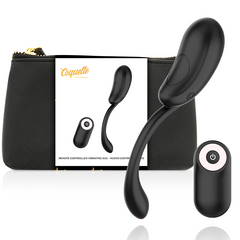 COQUETTE CHIC DESIRE - VIBRATING EGG REMOTE CONTROL RECHARGEABLE BLACK/ GOLD - 53Xshop