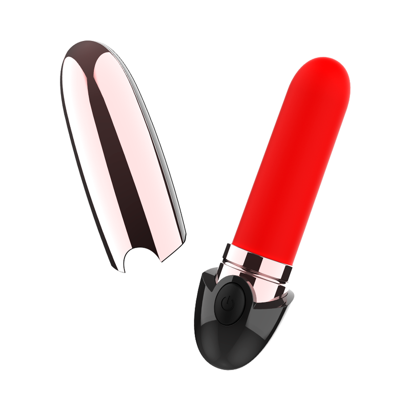 COQUETTE CHIC DESIRE - VIBRATOR RECHARGEABLE LIPSTICK BLACK/ GOLD - 53Xshop