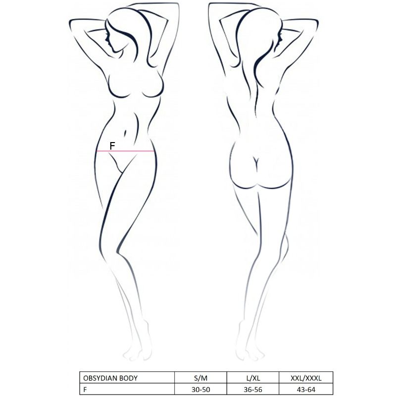 PASSION - WOMAN OBSYDIAN BODY XXL/XXXL - 53Xshop