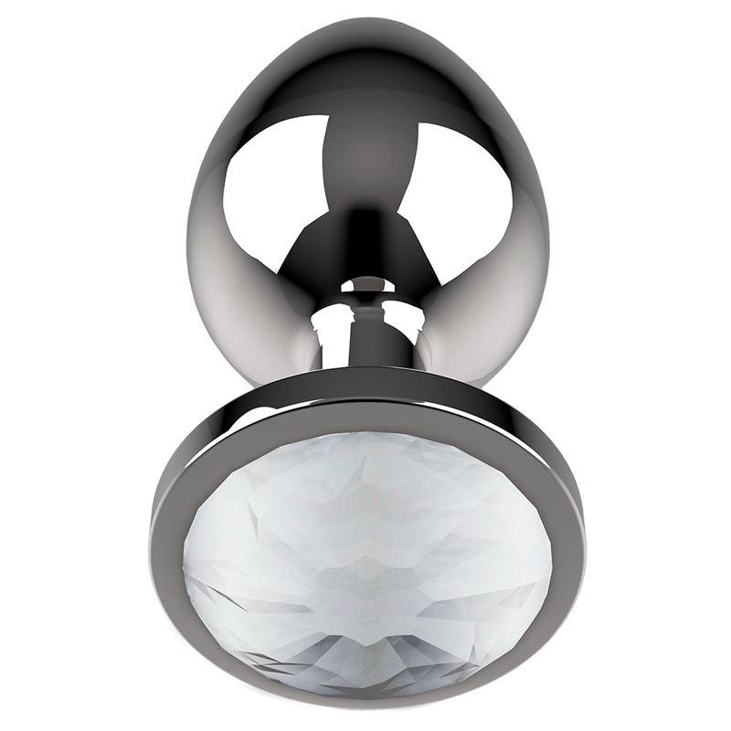 COQUETTE CHIC DESIRE - ANAL PLUG METAL CLEAR COLOR SIZE M 3.5 X 8 CM - 53Xshop
