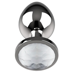 COQUETTE CHIC DESIRE - ANAL PLUG METAL CLEAR COLOR SIZE M 3.5 X 8 CM - 53Xshop