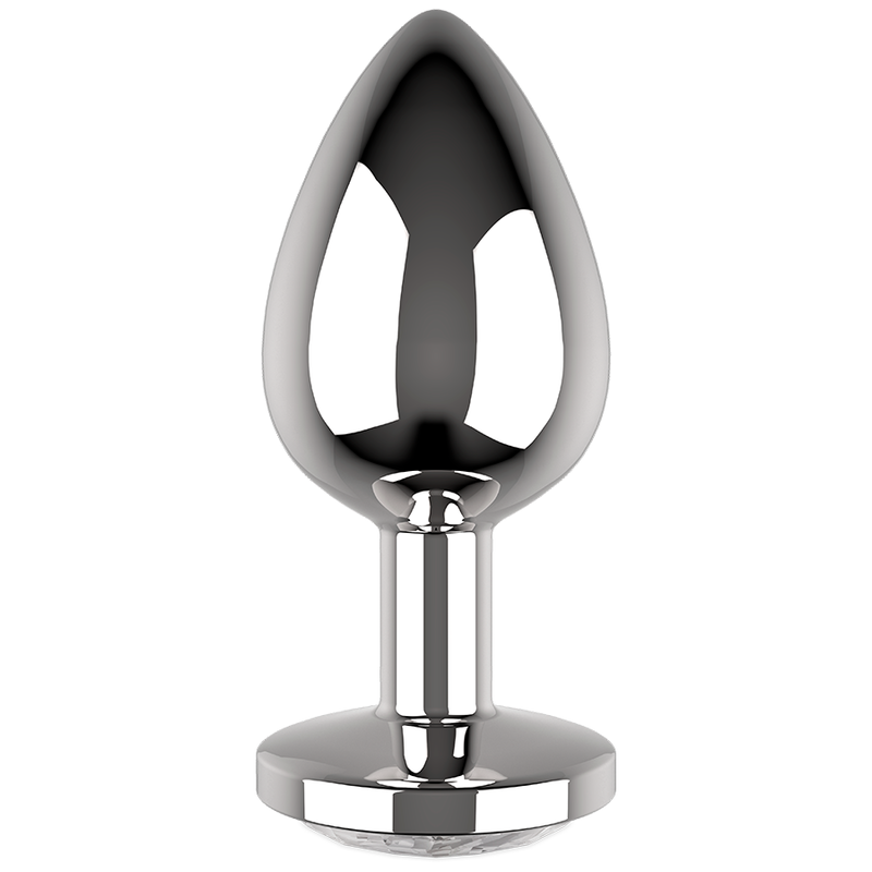 COQUETTE CHIC DESIRE - ANAL PLUG METAL CLEAR COLOR SIZE M 3.5 X 8 CM - 53Xshop