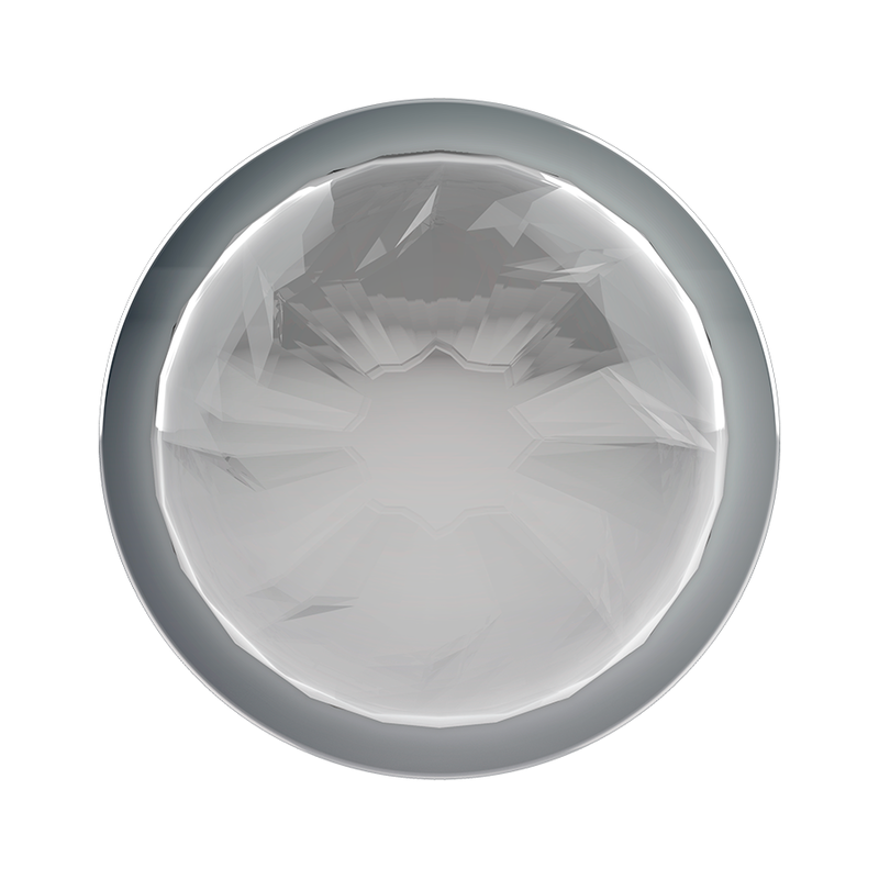 COQUETTE CHIC DESIRE - ANAL PLUG METAL CLEAR COLOR SIZE M 3.5 X 8 CM - 53Xshop