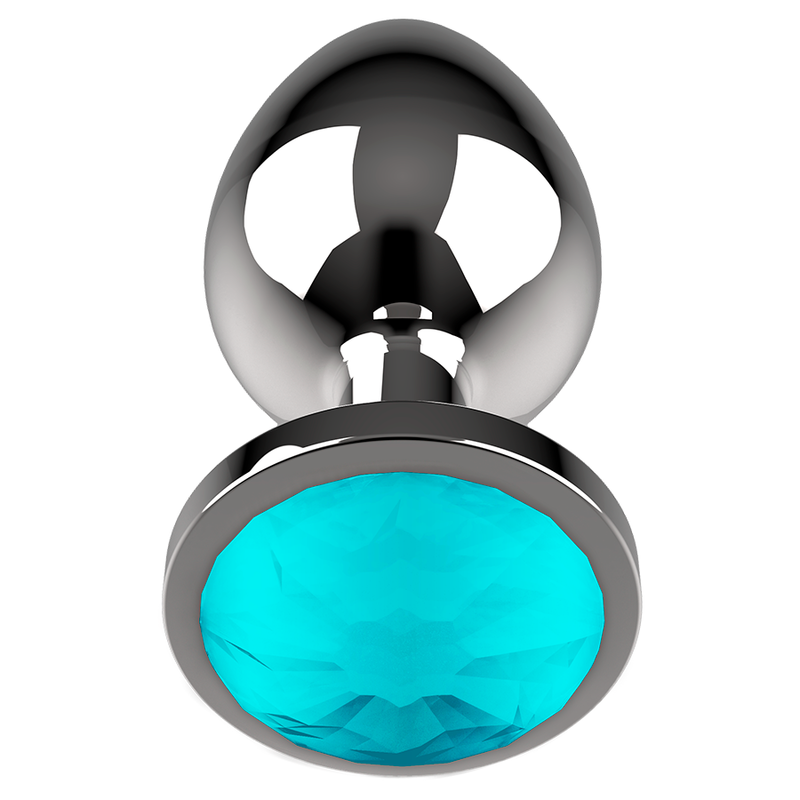 COQUETTE CHIC DESIRE - ANAL PLUG METAL BLUE COLOR SIZE L 4 X 9 CM - 53Xshop