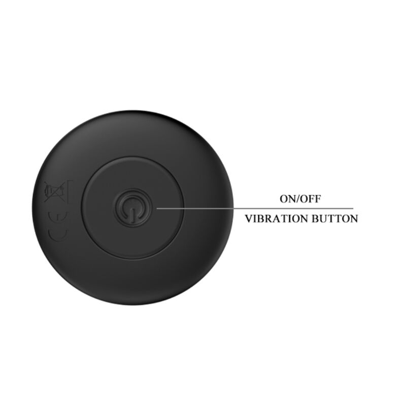 MR PLAY - RECHARGEABLE BLACK VIBRATOR ANAL PLUG - 53Xshop