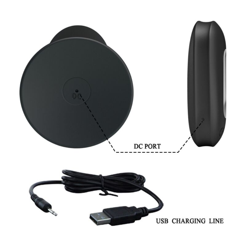 MR PLAY - ANAL PLUG WITH VIBRATION BLACK REMOTE CONTROL - 53Xshop