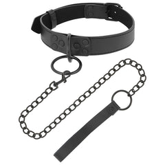 DARKNESS - BLACK NECKLACE WITH CHAIN - 53Xshop