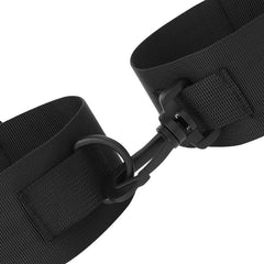 DARKNESS - BLACK NYLON ANKLE CUFFS - 53Xshop