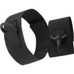 DARKNESS - BLACK NYLON ANKLE CUFFS - 53Xshop
