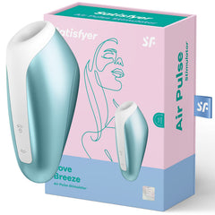 SATISFYER - LOVE BREEZE SUCTIONER ICE BLUE - 53Xshop