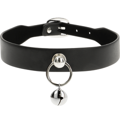 COQUETTE CHIC DESIRE - VEGAN LEATHER NECKLACE WOMAN ACCESSORY RATTLE/HOOP - 53Xshop