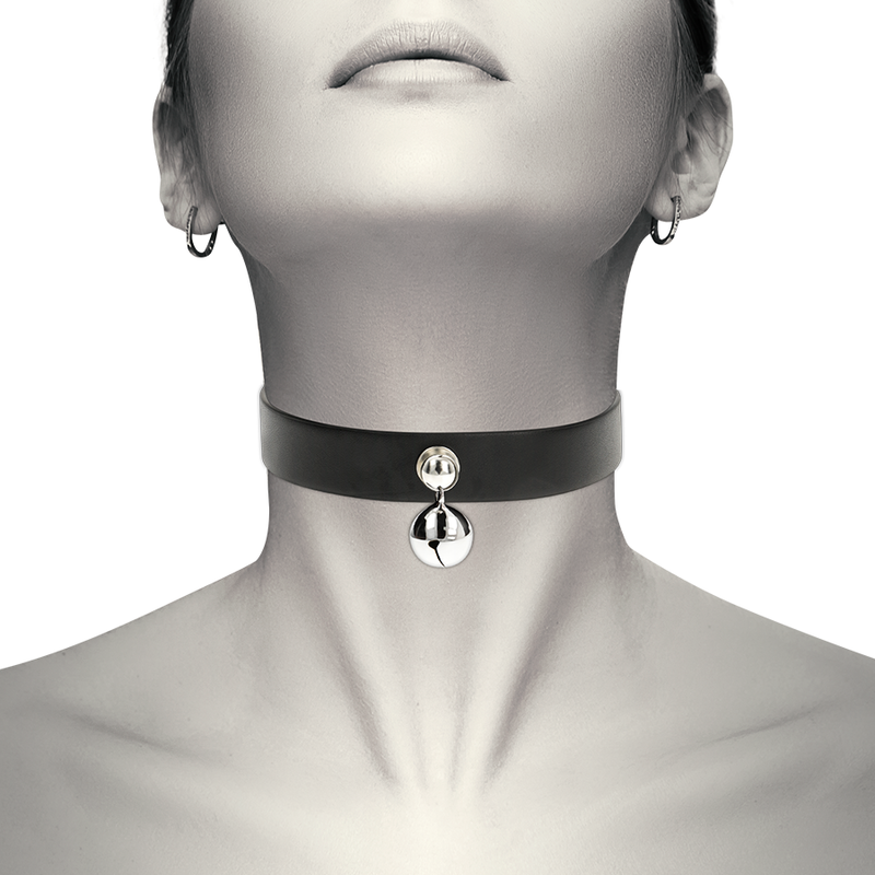 COQUETTE CHIC DESIRE - VEGAN LEATHER NECKLACE WOMAN RATTLE ACCESSORY - 53Xshop