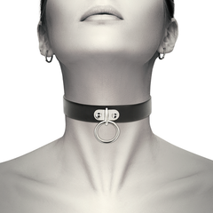 COQUETTE CHIC DESIRE - VEGAN LEATHER NECKLACE WOMAN FETISH ACCESSORY - 53Xshop