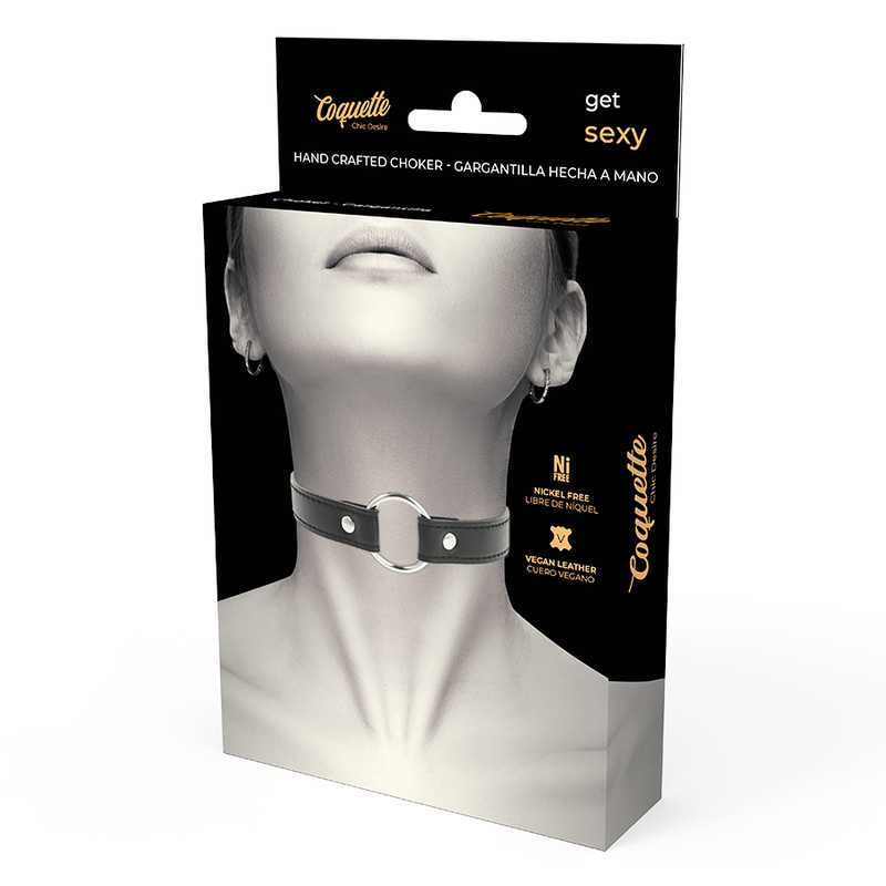 COQUETTE CHIC DESIRE - VEGAN LEATHER NECKLACE WOMAN ACCESSORY - 53Xshop