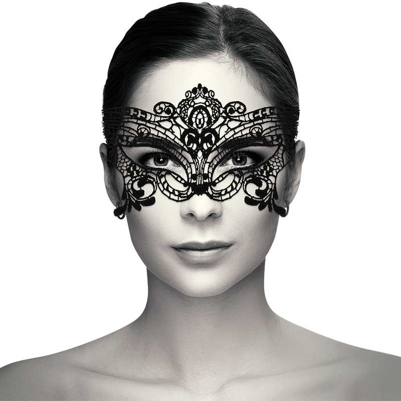 COQUETTE CHIC DESIRE - LACE MASK BLACK - 53Xshop